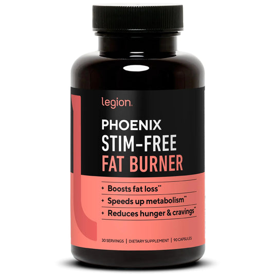 Legion Phoenix Thermogenic Fat Burners & Weight Loss Pills - 30 Serv 90 Capsules